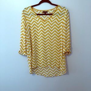 Kiara Chevron Top Sz S